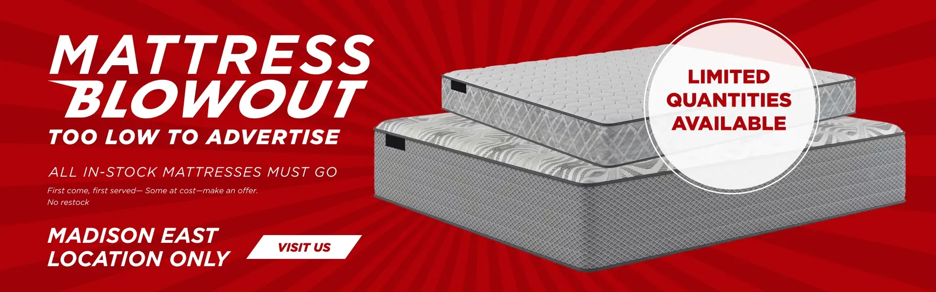 Mattress Blowout Sale